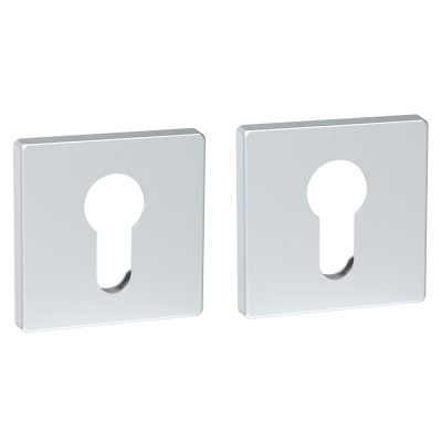 Накладка Fuaro (Фуаро) под цилиндр ET.K.SL52, цвет сатинированный хром