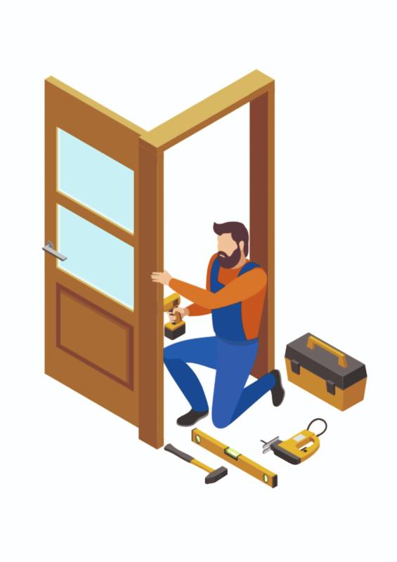 Демонтаж межкомнатной двери