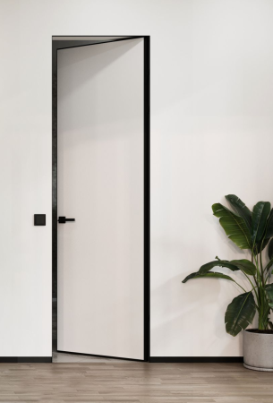 INVISIBLE дверь внутреннего открывания с черной кромкой
